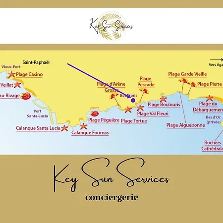 73m Carre -piscine-500 M De La Mer-parking