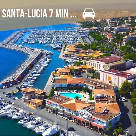 Apartment 73m Carre -piscine-500 M De La Mer-parking