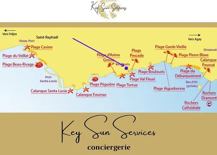 73m Carre -piscine-500 M De La Mer-parking