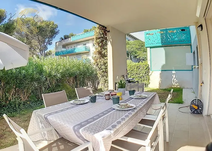 73m Carre -piscine-500 M De La Mer-parking Apartment *