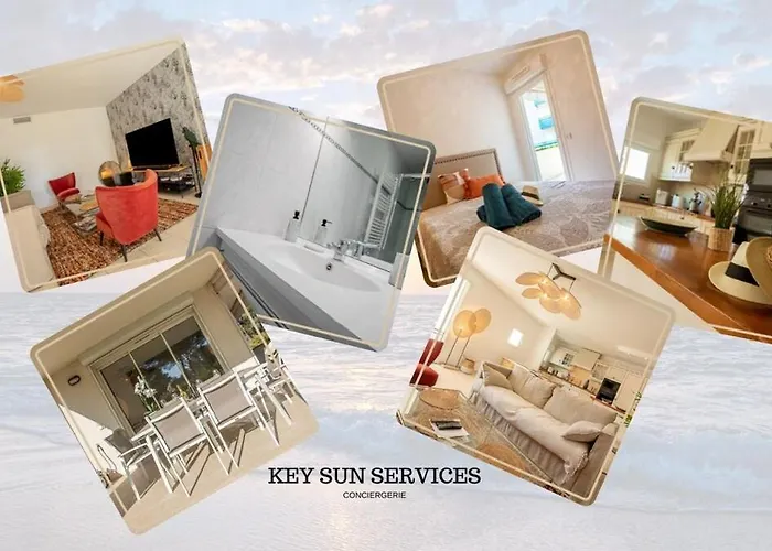 73m Carre -piscine-500 M De La Mer-parking *